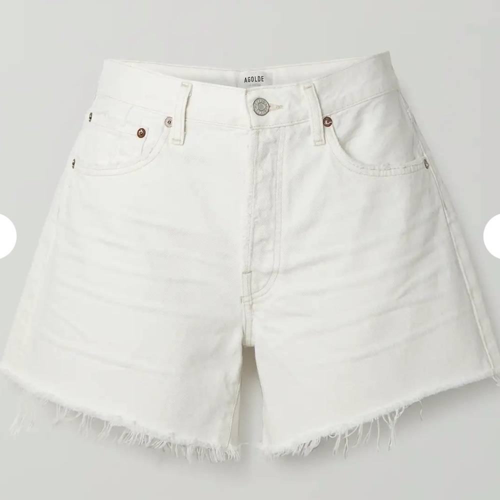 Agolde Parker Long Jean Shorts